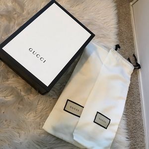 Gucci box and dust bag